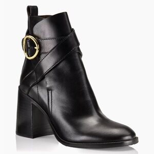 See by Chloé women’s New Gaucho Leather Calf Ankle Booties
